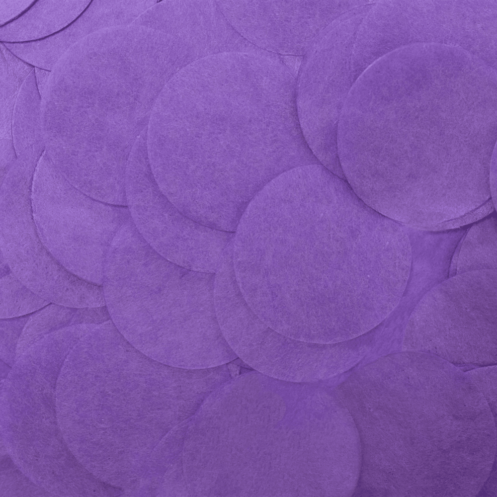 Ultraviolet confetti circles - five handfuls | Flutter, Darlings! Confetti
