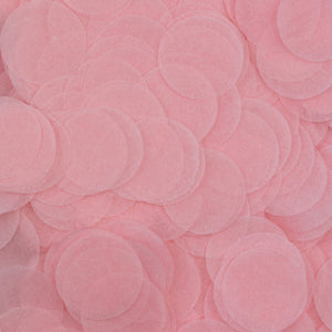 Blush confetti circles - five handfuls