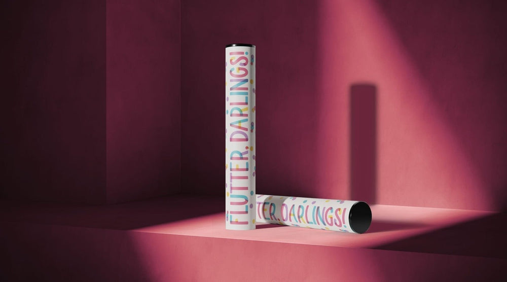 CONFETTI CANNONS | Flutter, Darlings! Confetti