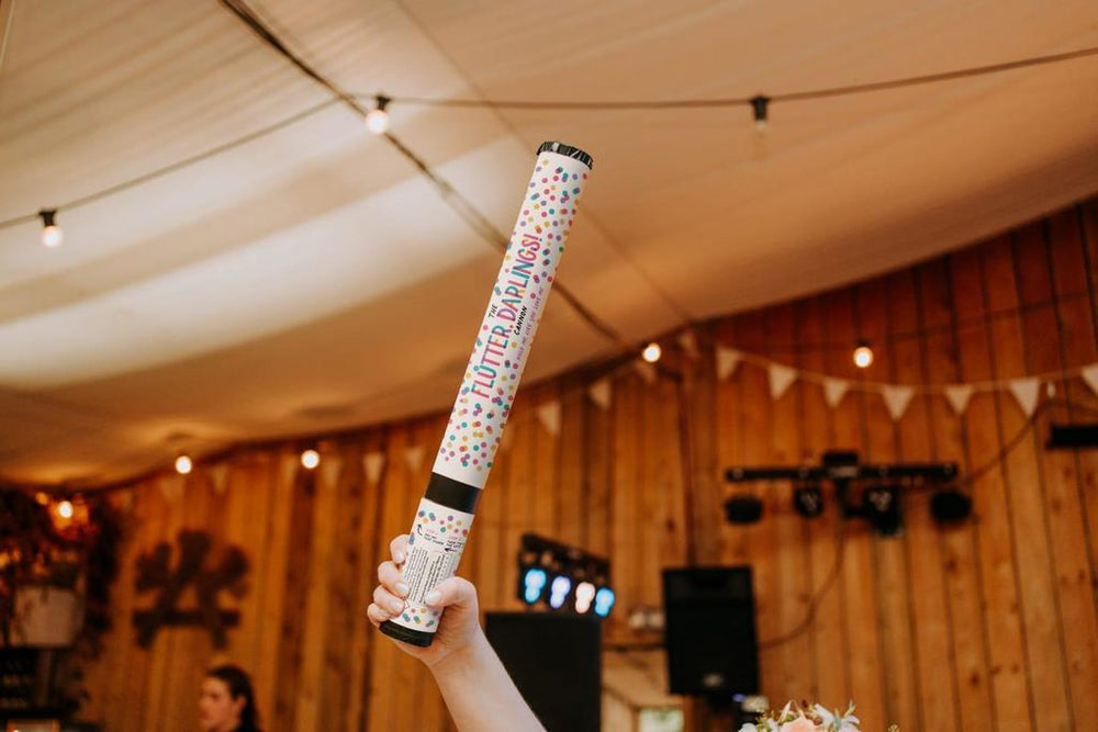 CONFETTI CANNONS | Flutter, Darlings! Confetti