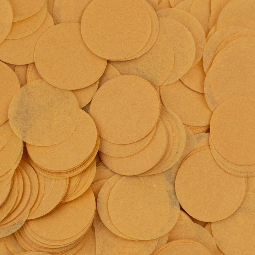 Gold Fashioned confetti circles - five handfuls | Flutter, Darlings! Confetti
