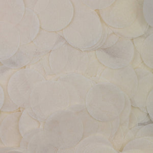Ivory confetti circles - five handfuls | Flutter, Darlings! Confetti
