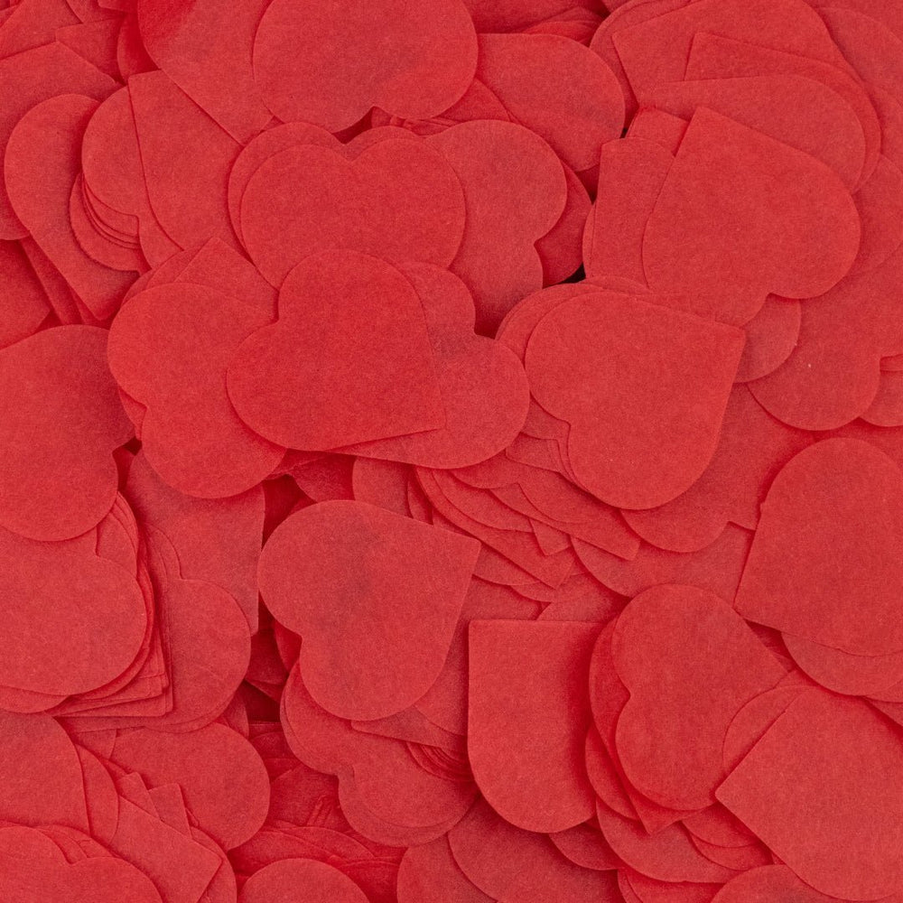 Jammy D confetti hearts - five handfuls