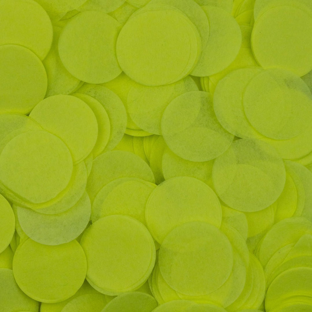 Lucid Green confetti circles  - five handfuls | Flutter, Darlings! Confetti