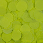 Lucid Green confetti circles  - five handfuls