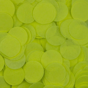 Lucid Green confetti circles  - five handfuls | Flutter, Darlings! Confetti