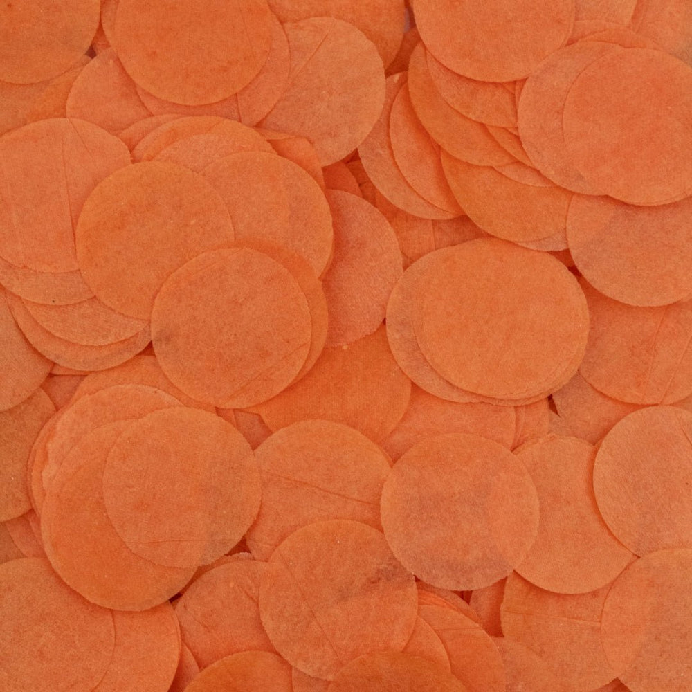 Orange Soda confetti circles - five handfuls | Flutter, Darlings! Confetti