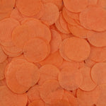 Orange Soda confetti circles - five handfuls