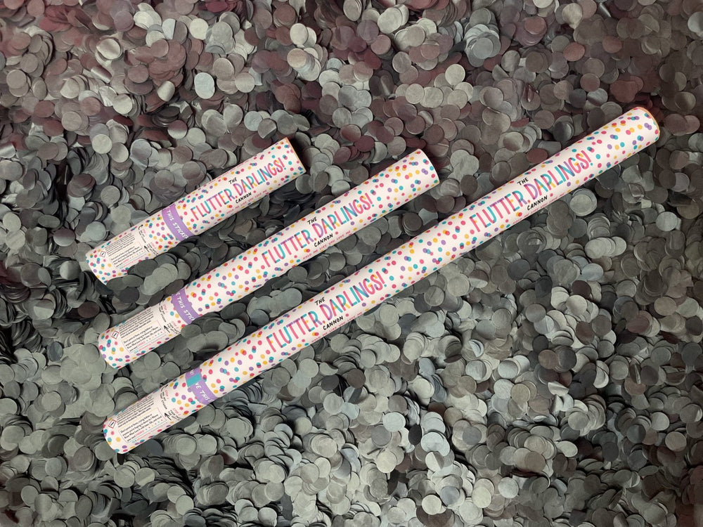 DOLLY CONFETTI CANNONS | Flutter, Darlings! Confetti
