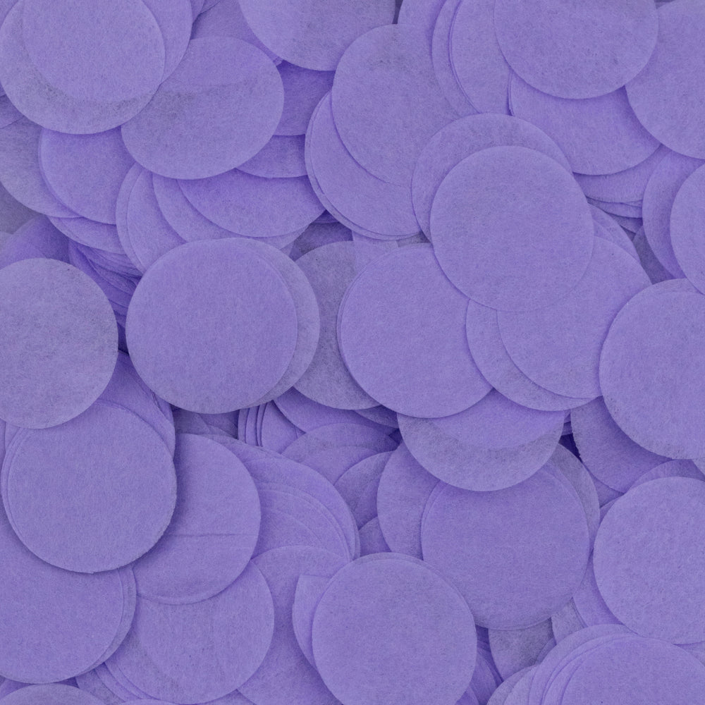 Parma Violet confetti circles - five handfuls