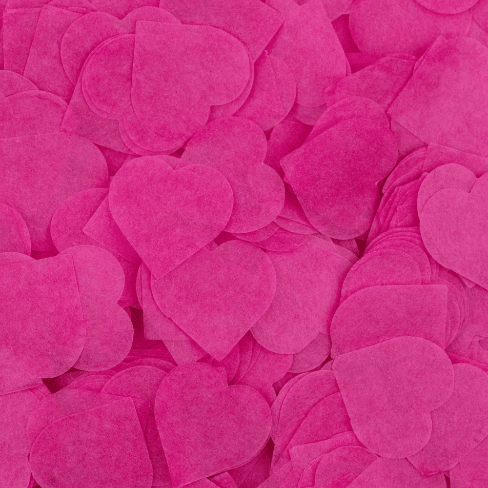 Screwball confetti hearts - five handfuls