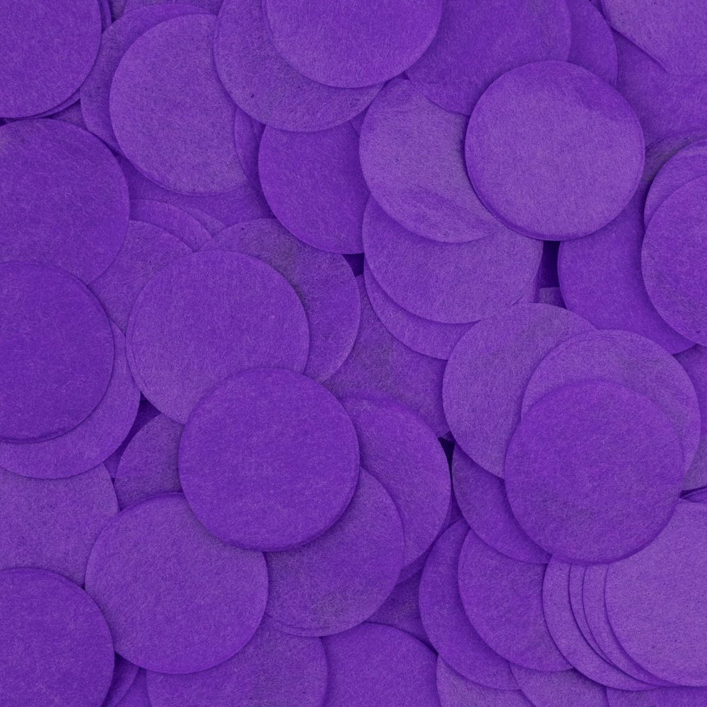 Ultraviolet confetti circles - five handfuls | Flutter, Darlings! Confetti