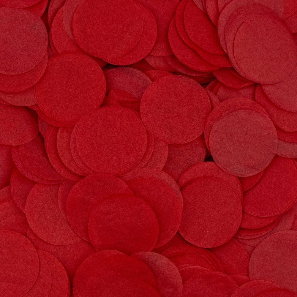 Red, Red confetti circles - five handfuls | Flutter, Darlings! Confetti