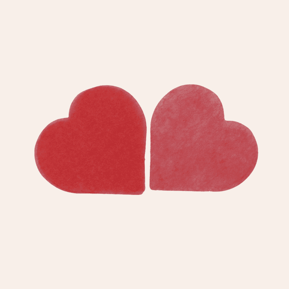 Strawberry Laces confetti hearts - five handfuls | Flutter, Darlings! Confetti