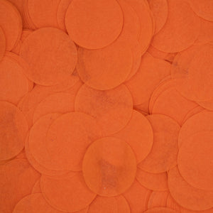 Orange confetti - biodegradable wedding confetti - Flutter, Darlings!