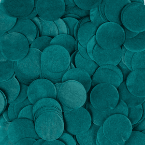 Peacock confetti circles - five handfuls | Flutter, Darlings! Confetti